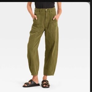 Target Olive Green Ankle Pants